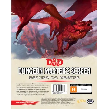 D&D 5.0 Dungeon Master's Screen (Escudo do Mestre) - Galápagos Jogos