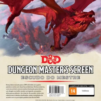 D&D 5.0 Dungeon Master's Screen (Escudo do Mestre) - Galápagos Jogos