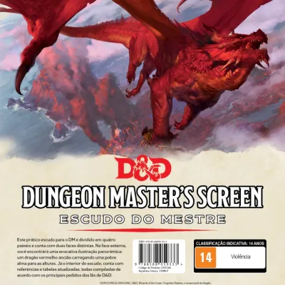 D&D 5.0 Dungeon Master's Screen (Escudo do Mestre) - Galápagos Jogos