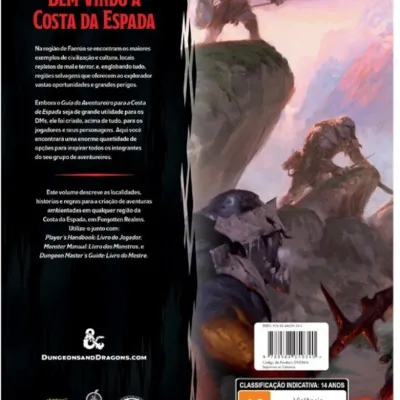 DnD 5.0 Guia do Aventureiro para a Costa da Espada - Galápagos Jogos