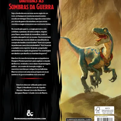 DnD 5.0 Eberron: Das Cinzas da Última Guerra - Galápagos Jogos