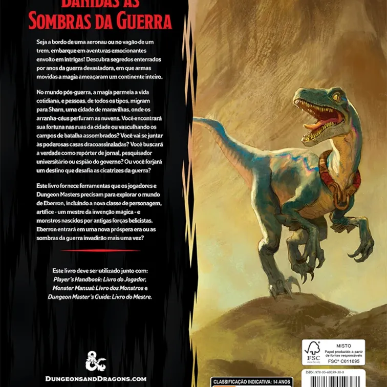 DnD 5.0 Eberron: Das Cinzas da Última Guerra - Galápagos Jogos