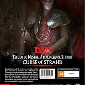 D&D 5.0 A Maldição de Strahd Escudo do Mestre - Galápagos Jogos