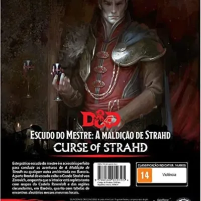 D&D 5.0 A Maldição de Strahd Escudo do Mestre - Galápagos Jogos