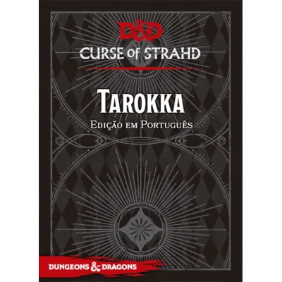 D&D A Maldição de Strahd Tarokka Deck