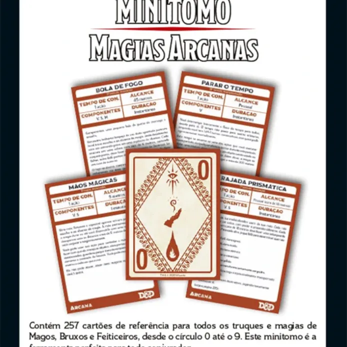 D&D Minitomo de Magias Arcanas