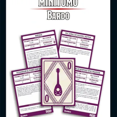 D&D Minitomo do Bardo D&D Minitomo do Bardo