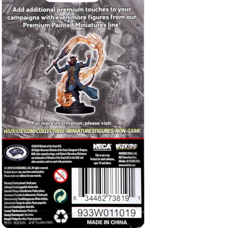 D&D: Icons of the Realms - Premium Figures - Tiefling Male Sorcerer D&D: Icons of the Realms - Premium Figures - Tiefling Male Sorcerer