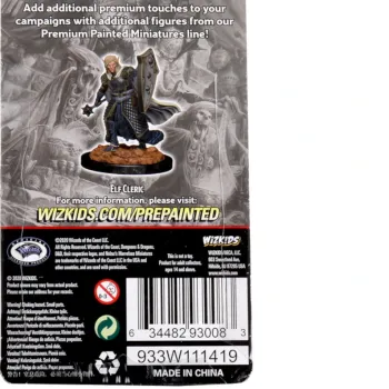 D&D: Icons of the Realms - Premium Figures - Elf Male Cleric