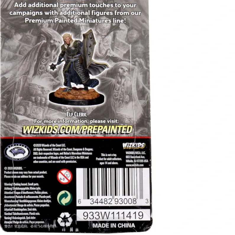 D&D: Icons of the Realms - Premium Figures - Elf Male Cleric D&D: Icons of the Realms - Premium Figures - Elf Male Cleric
