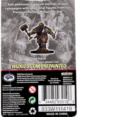 D&D: Icons of the Realms - Premium Figures - Dwarf Male Fighter D&D: Icons of the Realms - Premium Figures - Dwarf Male Fighter