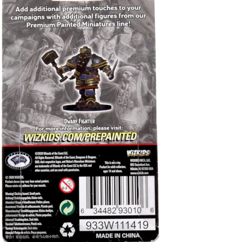 D&D: Icons of the Realms - Premium Figures - Dwarf Male Fighter D&D: Icons of the Realms - Premium Figures - Dwarf Male Fighter
