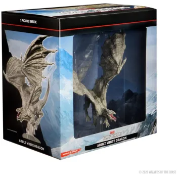 D&D: Icons of the Realms - White Adult Dragon Premium Figure