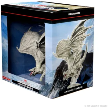 D&D: Icons of the Realms - White Adult Dragon Premium Figure