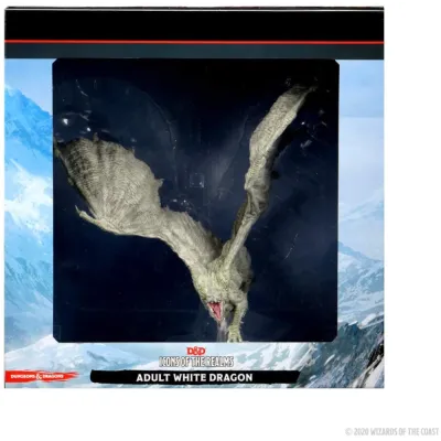 D&D: Icons of the Realms - White Adult Dragon Premium Figure