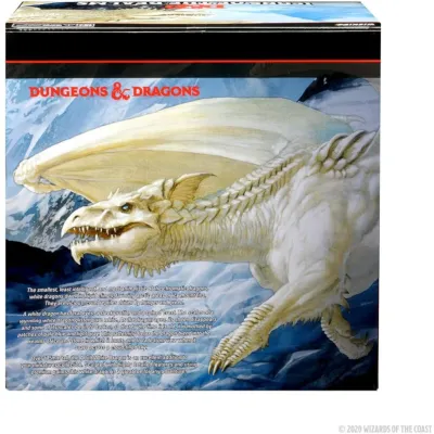 D&D: Icons of the Realms - White Adult Dragon Premium Figure
