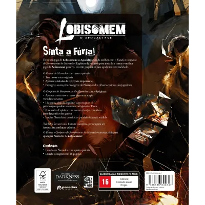 Lobisomem: O Apocalipse - Escudo do Mestre - Galápagos Jogos