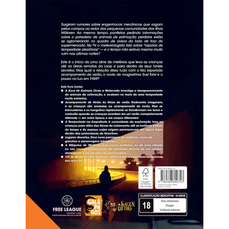 Tales From the Loop: Contos do Loop - Fora do Tempo (Suplemento) - Galápagos Jogos