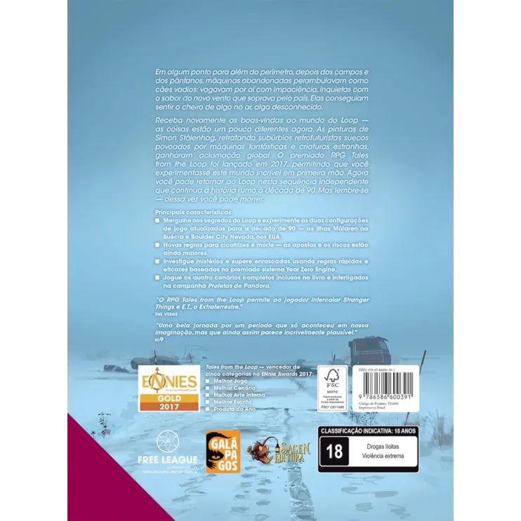 Tales From the Loop: Contos do Loop - Coisas da Inundação - Galápagos Jogos