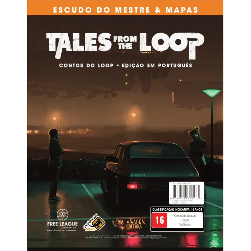 Tales From the Loop: Contos do Loop - Escudo do Mestre e Mapas - Galápagos Jogos