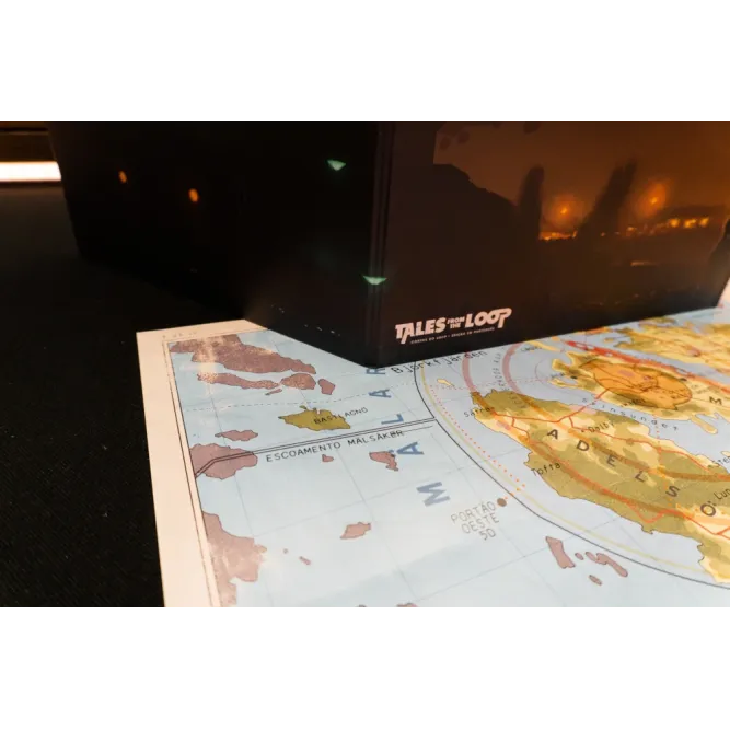 Tales From the Loop: Contos do Loop - Escudo do Mestre e Mapas - Galápagos Jogos