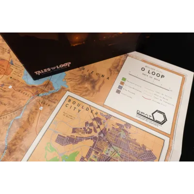 Tales From the Loop: Contos do Loop - Escudo do Mestre e Mapas - Galápagos Jogos