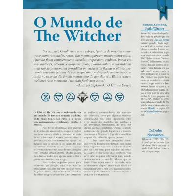 Witcher, The - RPG - Livro de Regras - Devir Jogos