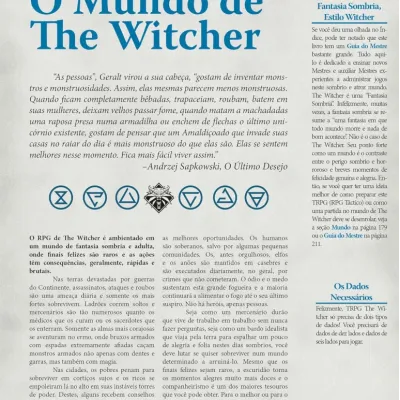 Witcher, The - RPG - Livro de Regras - Devir Jogos Witcher, The - RPG - Livro de Regras - Devir Jogos