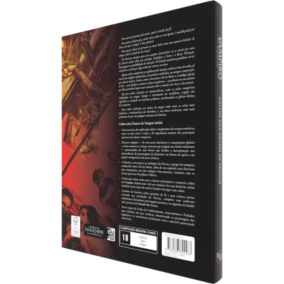Vampiro: A Máscara - Cultos dos Deuses de Sangue (Suplemento) - Galápagos Jogos