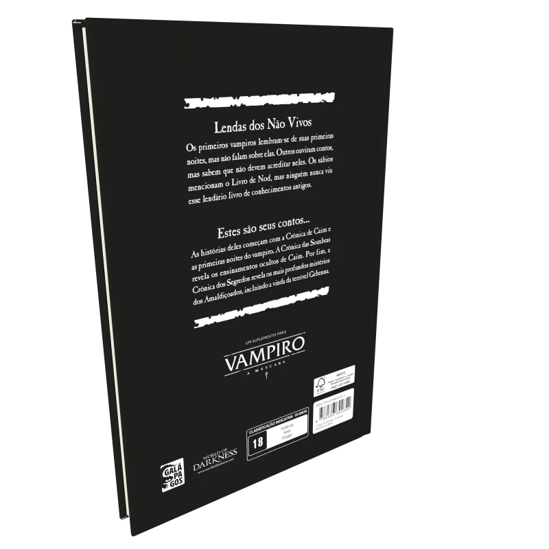 Vampiro: A Máscara - O Livro de Nod - Galápagos Jogos Vampiro: A Máscara - O Livro de Nod - Galápagos Jogos