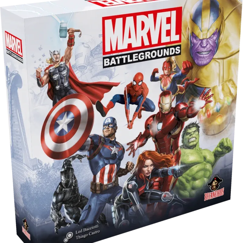 Marvel Battlegrounds (com Insert e kit de sleeve) - Bucaneiros Marvel Battlegrounds (com Insert e kit de sleeve) - Bucaneiros