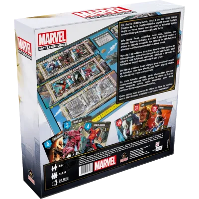 Marvel Battlegrounds (com Insert e kit de sleeve) - Bucaneiros