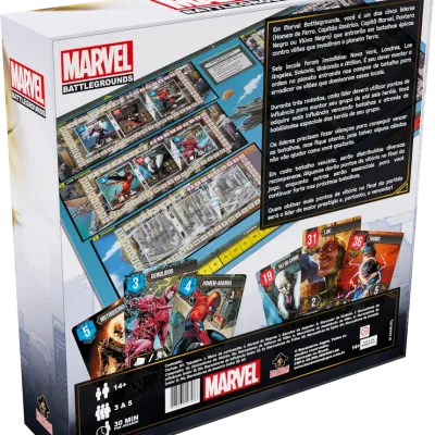 Marvel Battlegrounds (com Insert e kit de sleeve) - Bucaneiros Marvel Battlegrounds (com Insert e kit de sleeve) - Bucaneiros