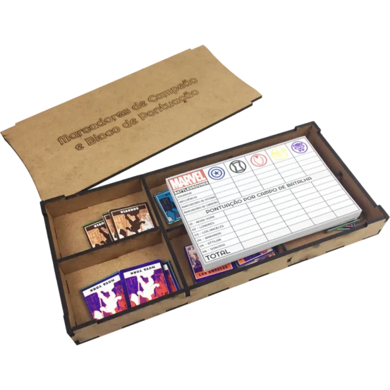 Marvel Battlegrounds (com Insert e kit de sleeve) - Bucaneiros Marvel Battlegrounds (com Insert e kit de sleeve) - Bucaneiros