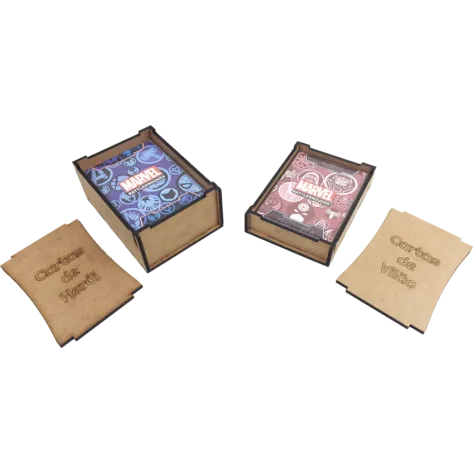 Marvel Battlegrounds (com Insert e kit de sleeve) - Bucaneiros Marvel Battlegrounds (com Insert e kit de sleeve) - Bucaneiros