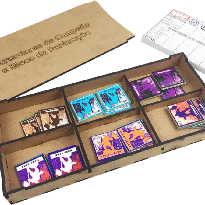 Marvel Battlegrounds (com Insert e kit de sleeve) - Bucaneiros Marvel Battlegrounds (com Insert e kit de sleeve) - Bucaneiros