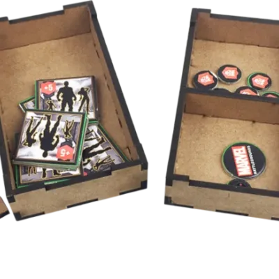 Marvel Battlegrounds (com Insert e kit de sleeve) - Bucaneiros Marvel Battlegrounds (com Insert e kit de sleeve) - Bucaneiros