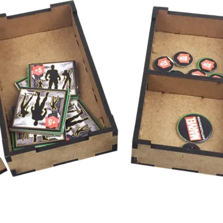 Marvel Battlegrounds (com Insert e kit de sleeve) - Bucaneiros Marvel Battlegrounds (com Insert e kit de sleeve) - Bucaneiros