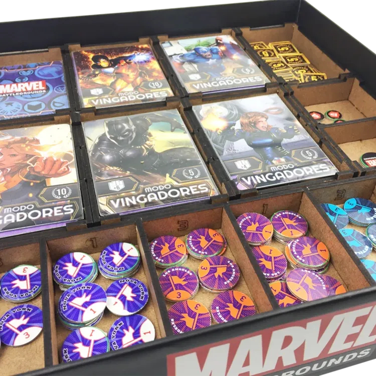 Marvel Battlegrounds (com Insert e kit de sleeve) - Bucaneiros Marvel Battlegrounds (com Insert e kit de sleeve) - Bucaneiros
