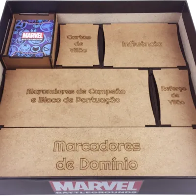 Marvel Battlegrounds (com Insert e kit de sleeve) - Bucaneiros Marvel Battlegrounds (com Insert e kit de sleeve) - Bucaneiros
