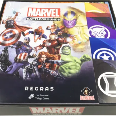 Marvel Battlegrounds (com Insert e kit de sleeve) - Bucaneiros Marvel Battlegrounds (com Insert e kit de sleeve) - Bucaneiros