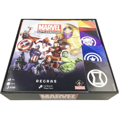 Marvel Battlegrounds (com Insert e kit de sleeve) - Bucaneiros
