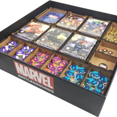 Marvel Battlegrounds (com Insert e kit de sleeve) - Bucaneiros Marvel Battlegrounds (com Insert e kit de sleeve) - Bucaneiros