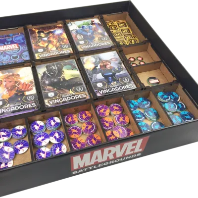 Marvel Battlegrounds (com Insert e kit de sleeve) - Bucaneiros Marvel Battlegrounds (com Insert e kit de sleeve) - Bucaneiros