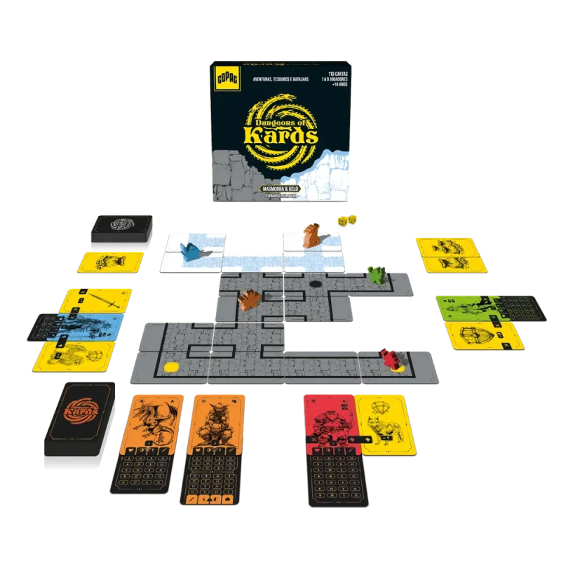 Jogo Dungeons of Kards - Masmorra & Gelo - Copag Jogo Dungeons of Kards - Masmorra & Gelo - Copag