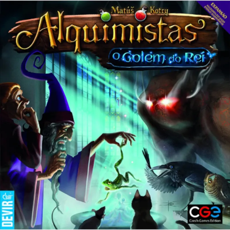 Alquimistas Expansão: O Golem do Rei - Devir Jogos