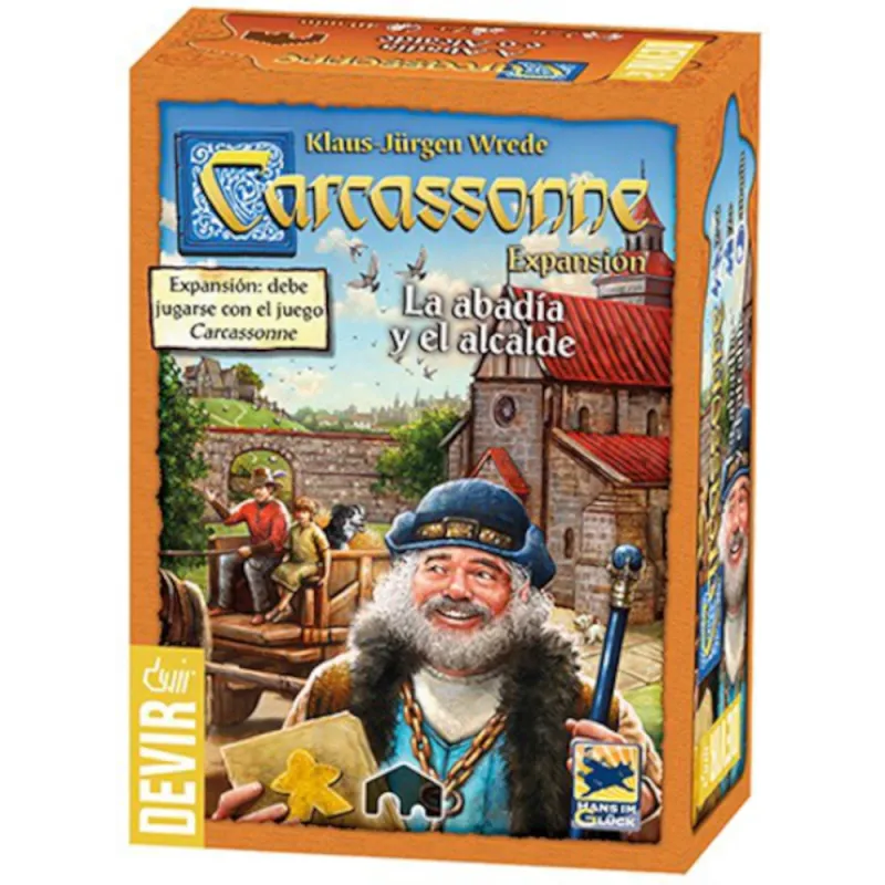 Carcassonne Expansão: A Abadía e o Alcaide - Devir Jogos