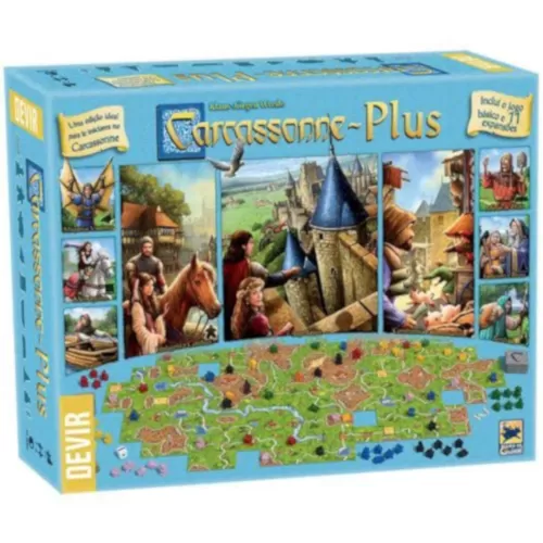 Carcassonne Plus - Devir Jogos