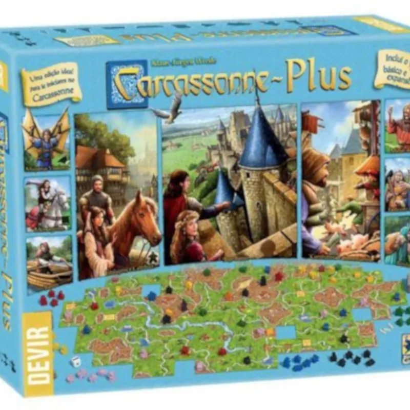 Carcassonne Big Box - Devir Jogos Carcassonne Big Box - Devir Jogos