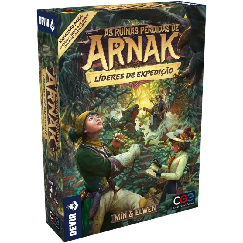 Ruínas Perdidas de Arnak, As: Líderes da Expedição (Expansão) - Devir Jogos Ruínas Perdidas de Arnak, As: Líderes da Expedição (Expansão) - Devir Jogos